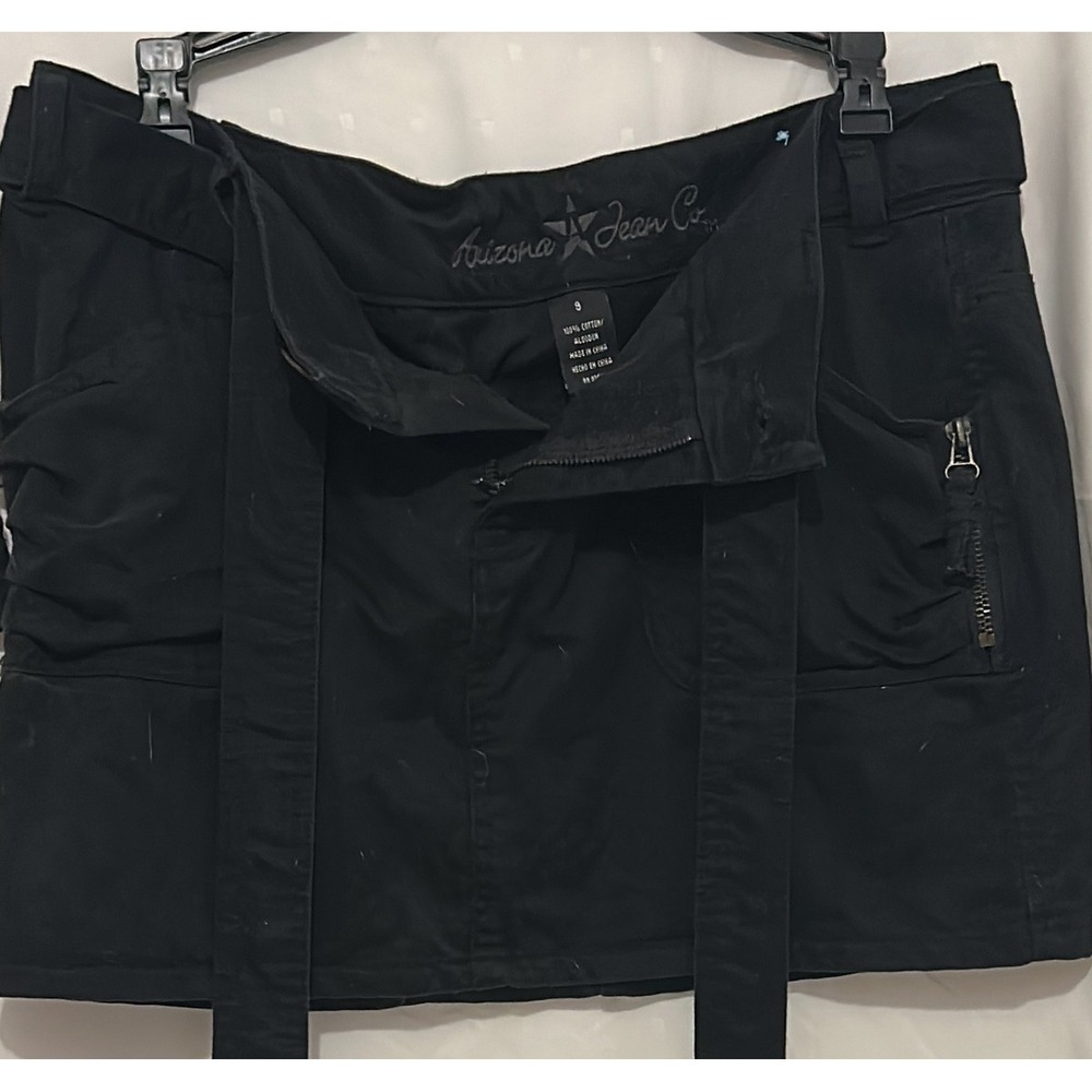 Arizona Jean Co. Black Cargo Mini Skirt
